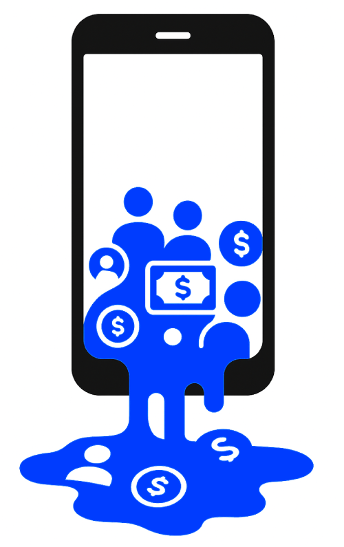 Missed leads and revenue leaking from a mobile phone